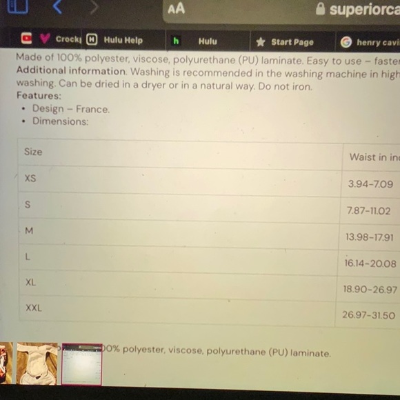 Micoyo Female Dog Diaper Large NWOT - Picture 4 of 4